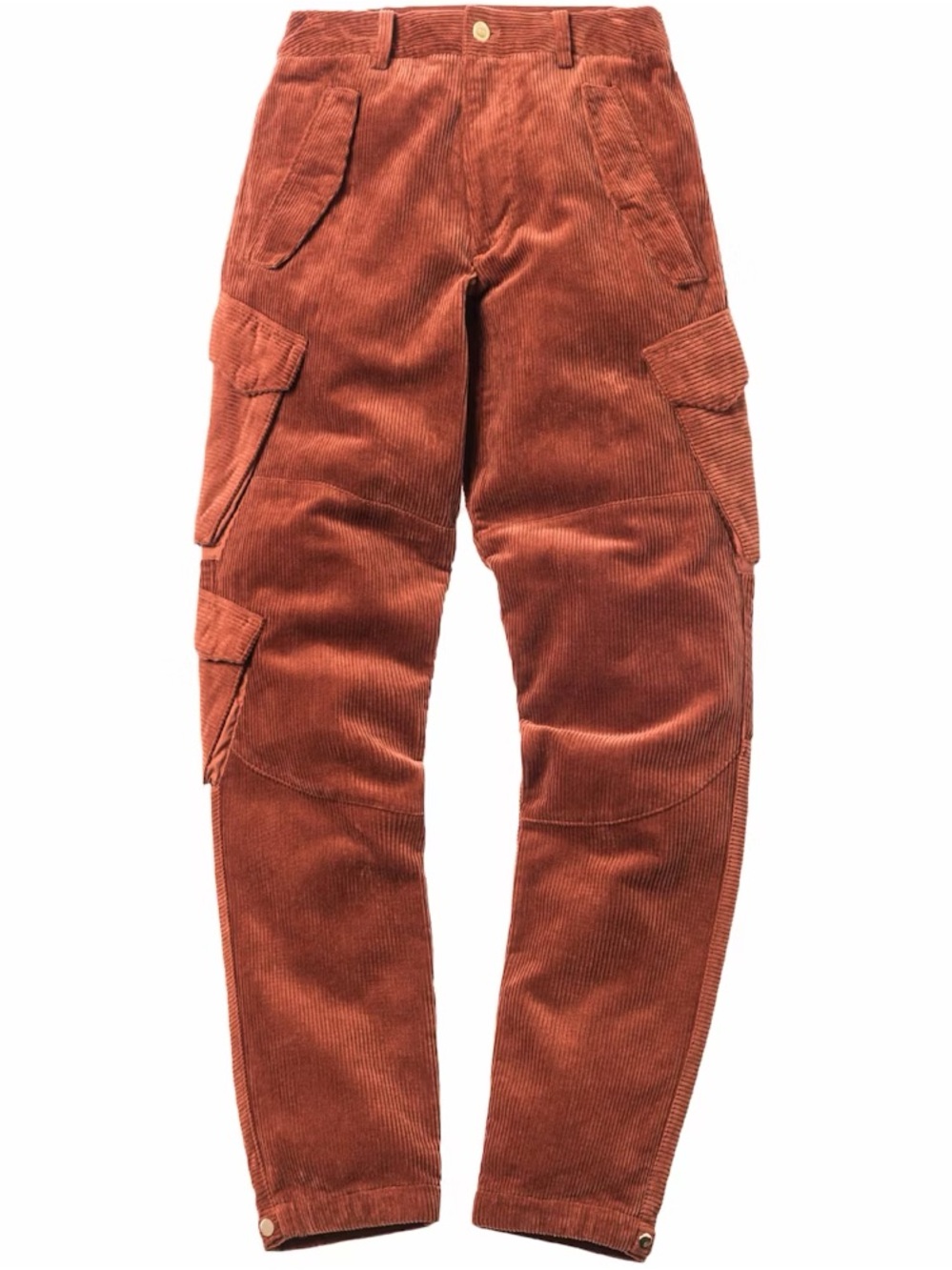 Kith Men's Burnt Orange Corduroy Cargo Pants
